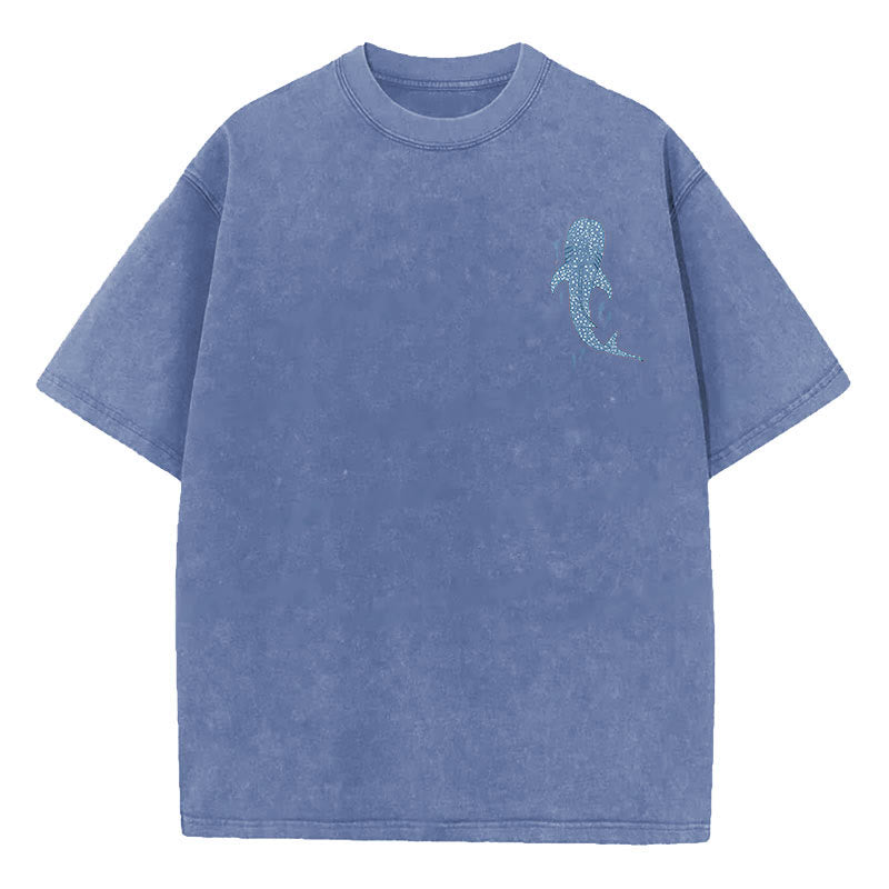 Christianartworkshop – „I Will Be With You“ – doppelseitig gewaschenes christliches T-Shirt