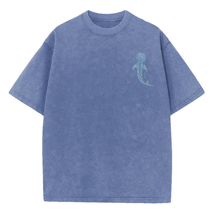 Christianartworkshop – „I Will Be With You“ – doppelseitig gewaschenes christliches T-Shirt