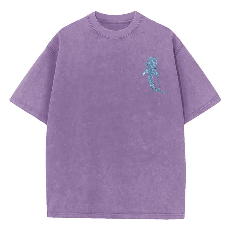 Christianartworkshop – „I Will Be With You“ – doppelseitig gewaschenes christliches T-Shirt