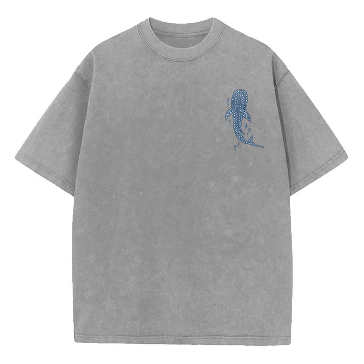 Christianartworkshop – „I Will Be With You“ – doppelseitig gewaschenes christliches T-Shirt