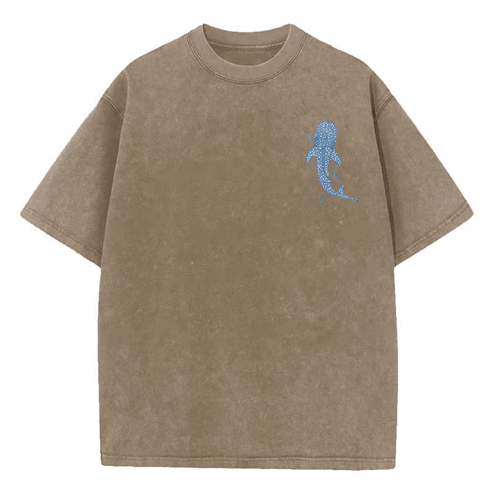 Christianartworkshop – „I Will Be With You“ – doppelseitig gewaschenes christliches T-Shirt