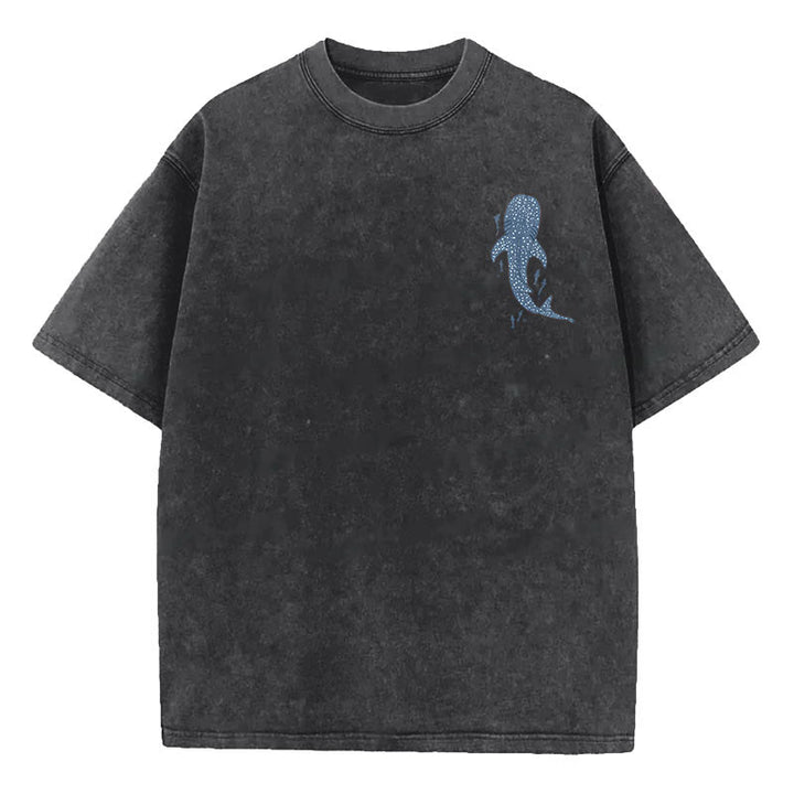 Christianartworkshop – „I Will Be With You“ – doppelseitig gewaschenes christliches T-Shirt