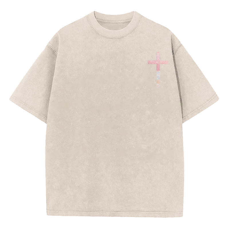 Christianartworkshop His Mercies Are New Doppelseitiges, gewaschenes christliches Unisex-T-Shirt - image 8