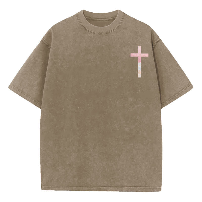 Christianartworkshop His Mercies Are New Doppelseitiges, gewaschenes christliches Unisex-T-Shirt