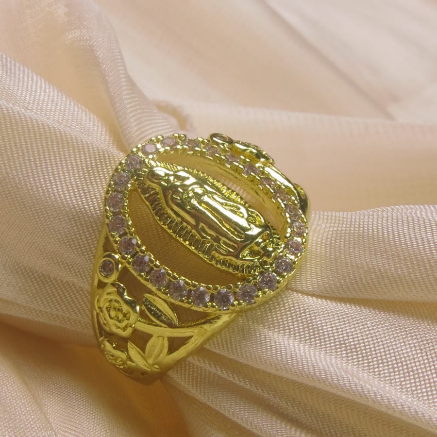 Christianartworkshop Kupferring „Unsere Liebe Frau Rose“ im klassischen und Vintage-Stil: Glaube und Eleganz vereint - image 1