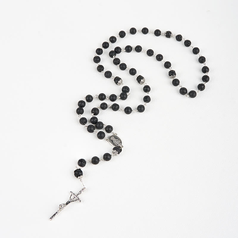 Christianartworkshop Vulkanischer Pulsrosenkranz: Ein Andachtsfaden, verwoben mit der Liebe Christi