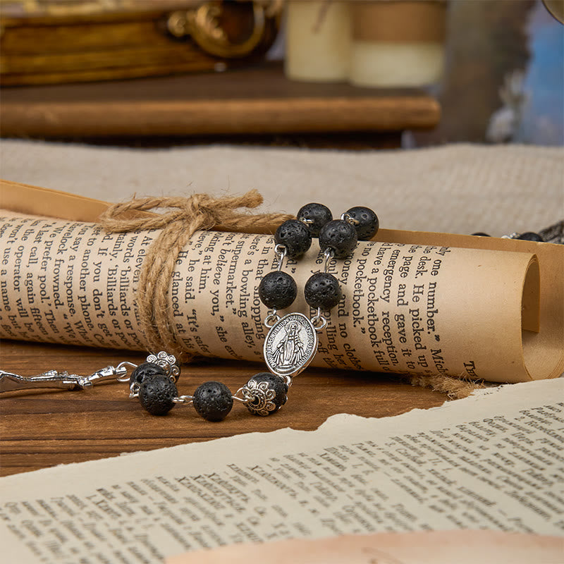 Christianartworkshop Vulkanischer Pulsrosenkranz: Ein Andachtsfaden, verwoben mit der Liebe Christi - image 6