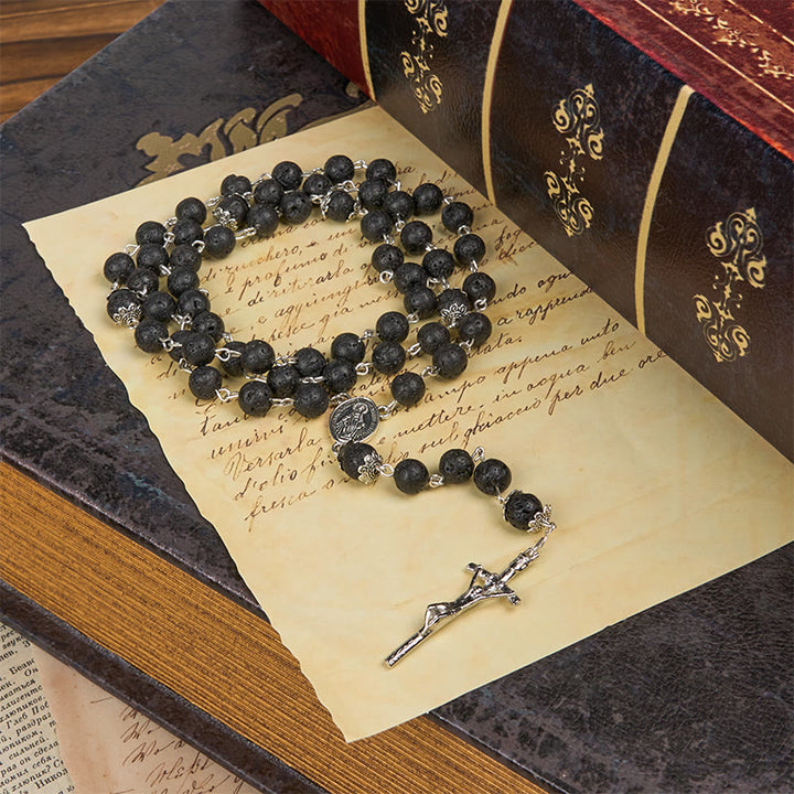 Christianartworkshop Vulkanischer Pulsrosenkranz: Ein Andachtsfaden, verwoben mit der Liebe Christi