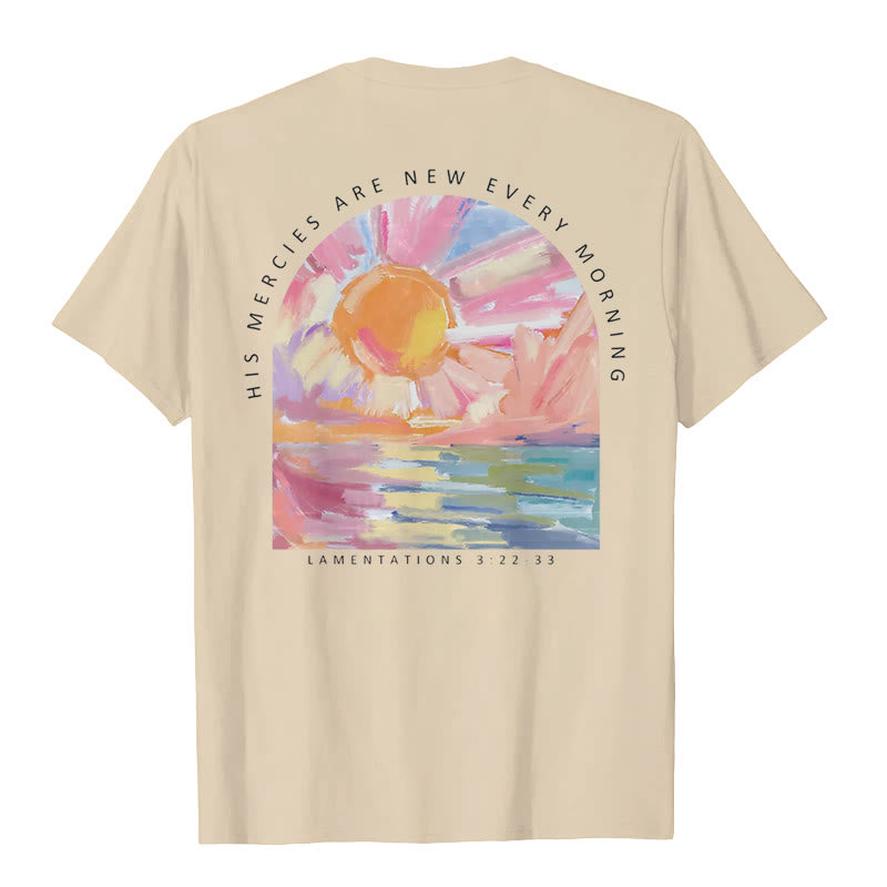 Christianartworkshop T-Shirt mit Aufschrift „Seine Gnade ist jeden Morgen neu“