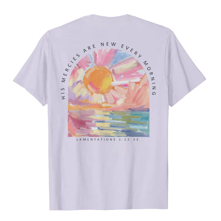 Christianartworkshop T-Shirt mit Aufschrift „Seine Gnade ist jeden Morgen neu“