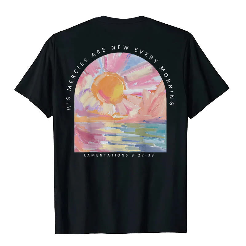 Christianartworkshop T-Shirt mit Aufschrift „Seine Gnade ist jeden Morgen neu“