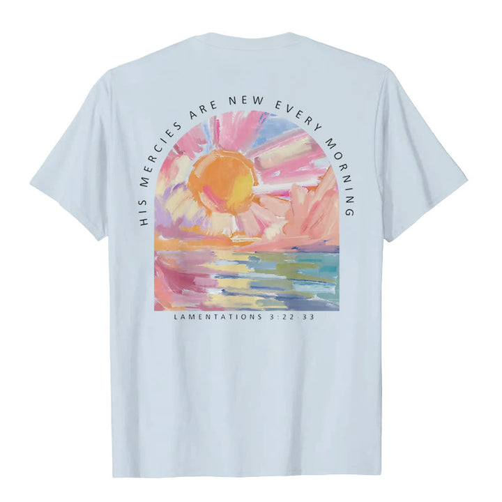 Christianartworkshop T-Shirt mit Aufschrift „Seine Gnade ist jeden Morgen neu“