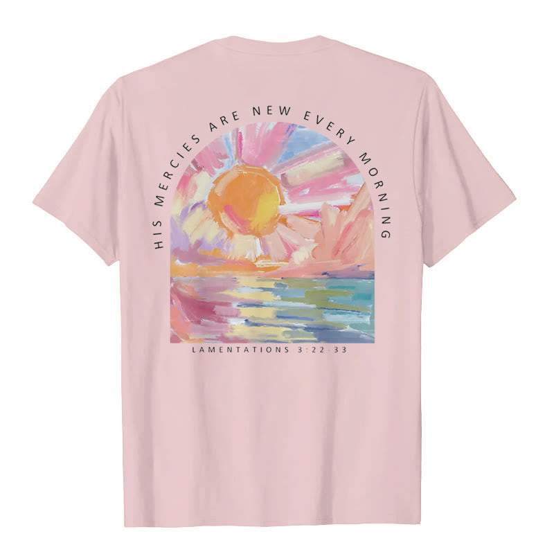 Christianartworkshop T-Shirt mit Aufschrift „Seine Gnade ist jeden Morgen neu“