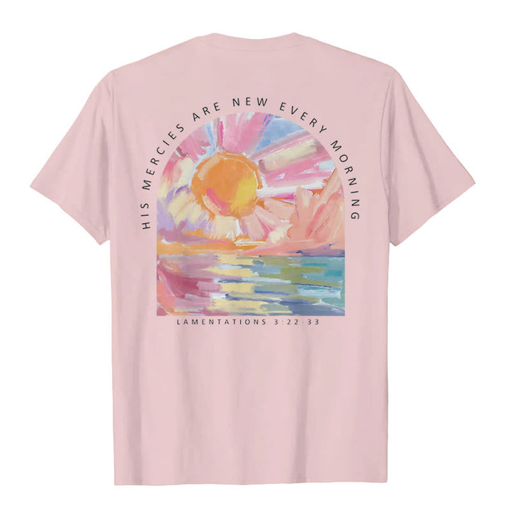 Christianartworkshop T-Shirt mit Aufschrift „Seine Gnade ist jeden Morgen neu“