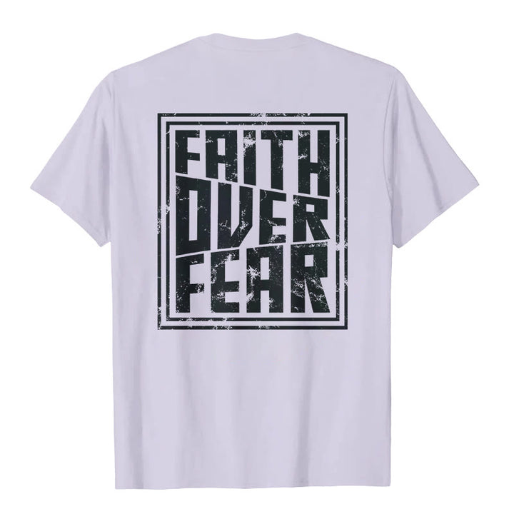 Christianartworkshop Glaube über Angst T-Shirt