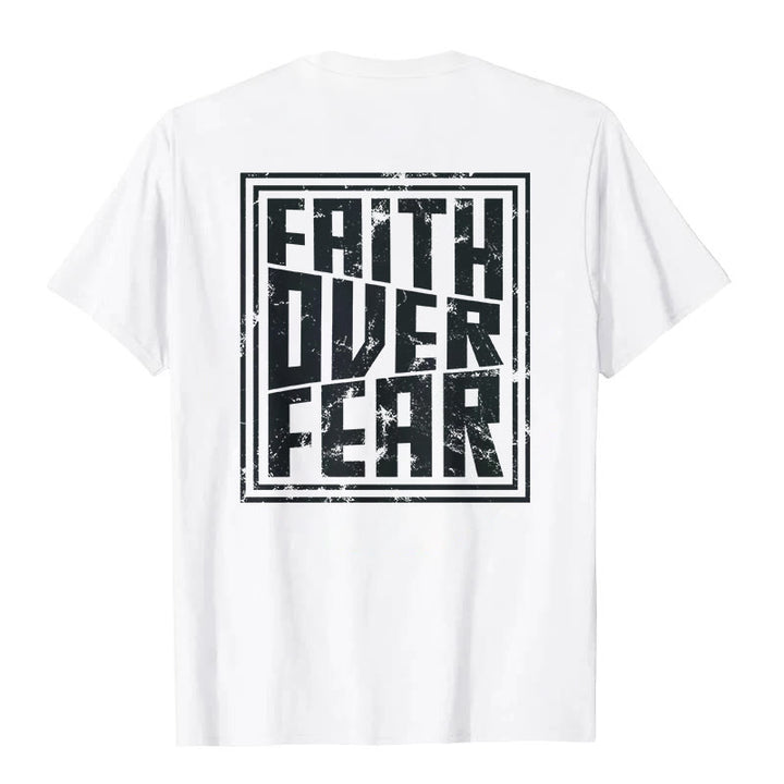 Christianartworkshop Glaube über Angst T-Shirt
