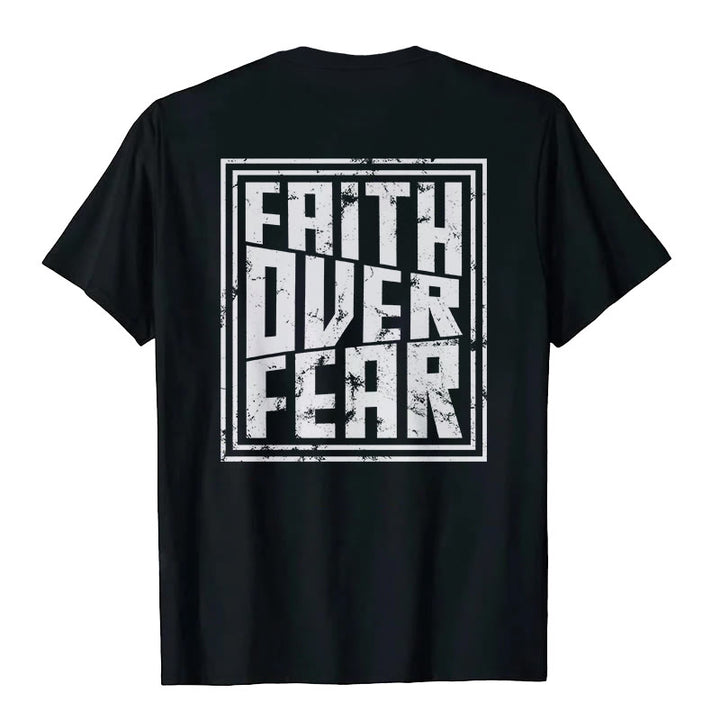 Christianartworkshop Glaube über Angst T-Shirt