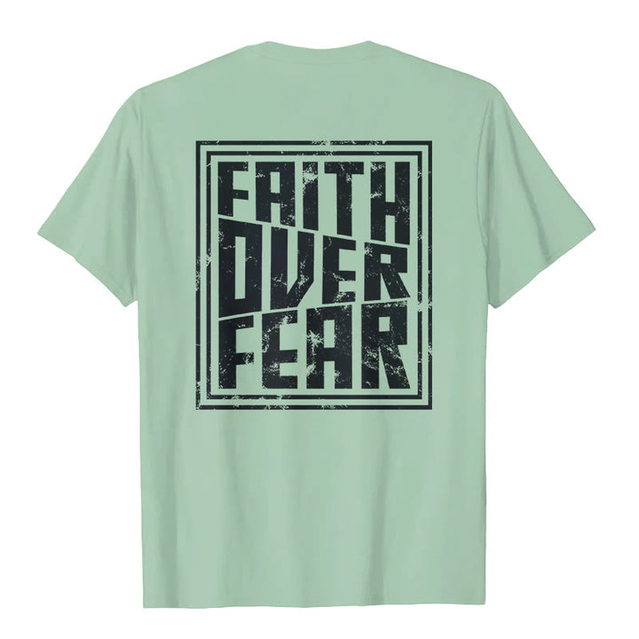 Christianartworkshop Glaube über Angst T-Shirt