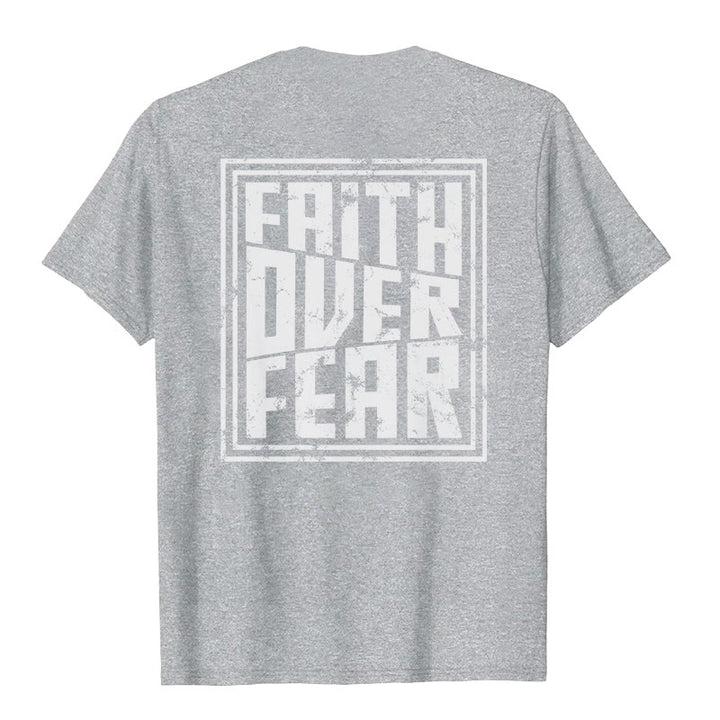 Christianartworkshop Glaube über Angst T-Shirt