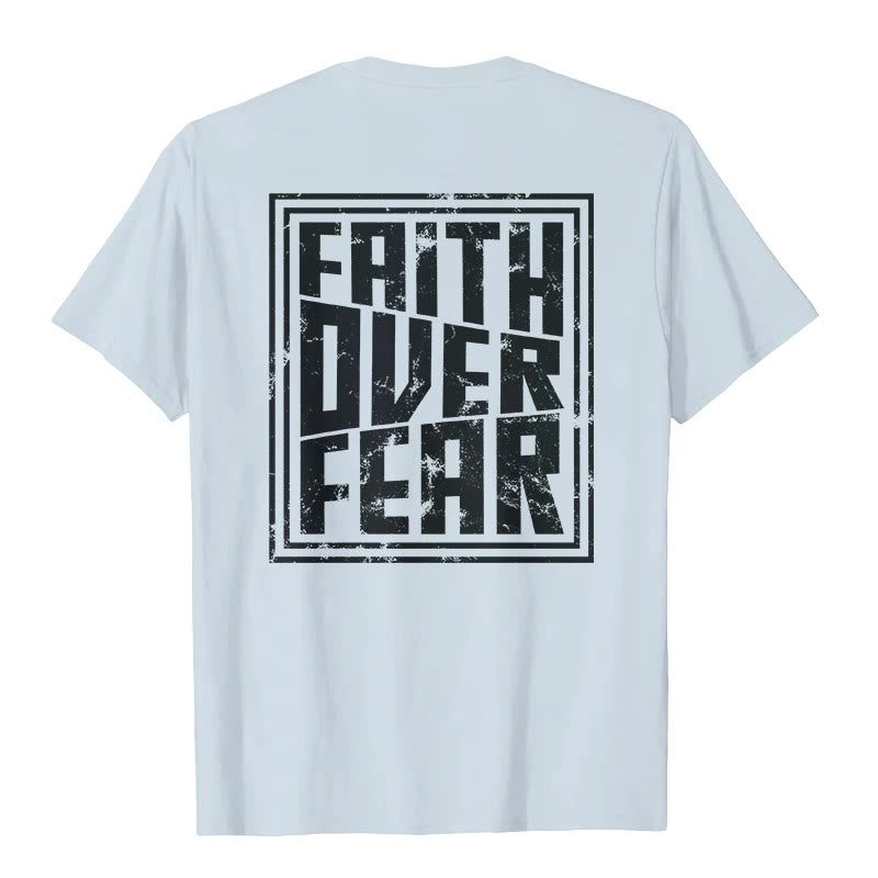 Christianartworkshop Glaube über Angst T-Shirt