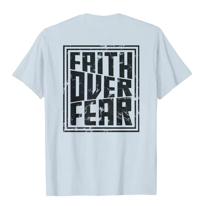 Christianartworkshop Glaube über Angst T-Shirt