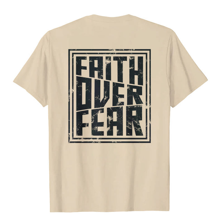 Christianartworkshop Glaube über Angst T-Shirt