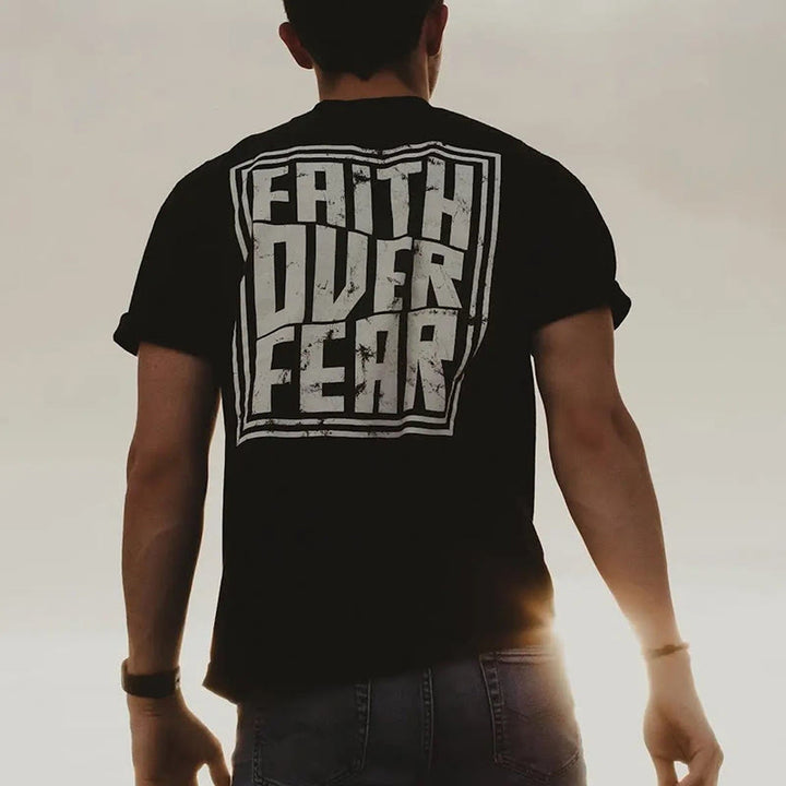 Christianartworkshop Glaube über Angst T-Shirt