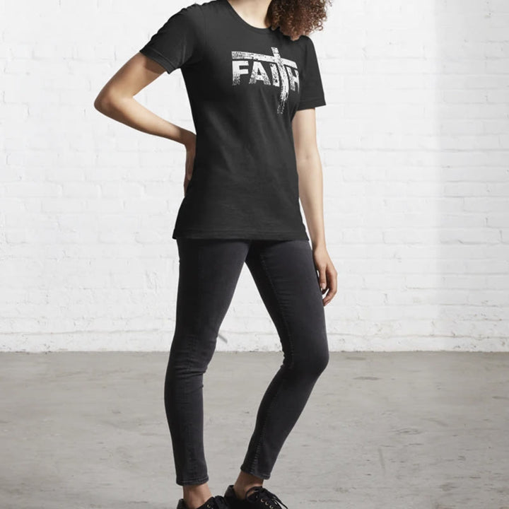 Christianartworkshop Das Glaubenskreuz T-Shirt - image 13