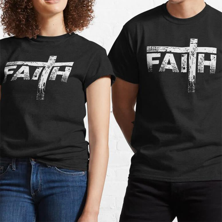 Christianartworkshop Das Glaubenskreuz T-Shirt
