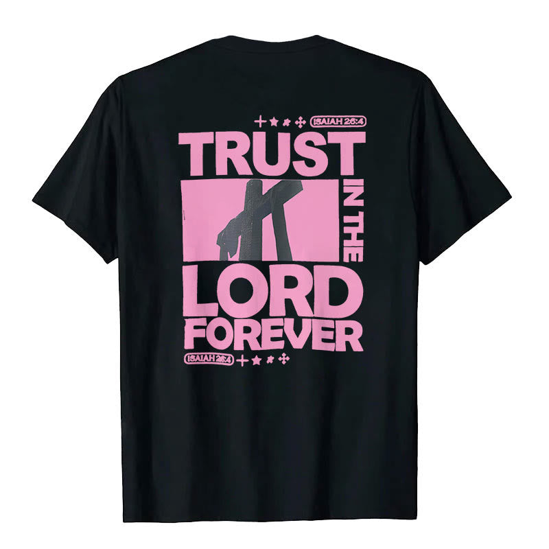 Christianartworkshop T-Shirt mit Aufschrift „Vertraue für immer auf den Herrn“ - image 1