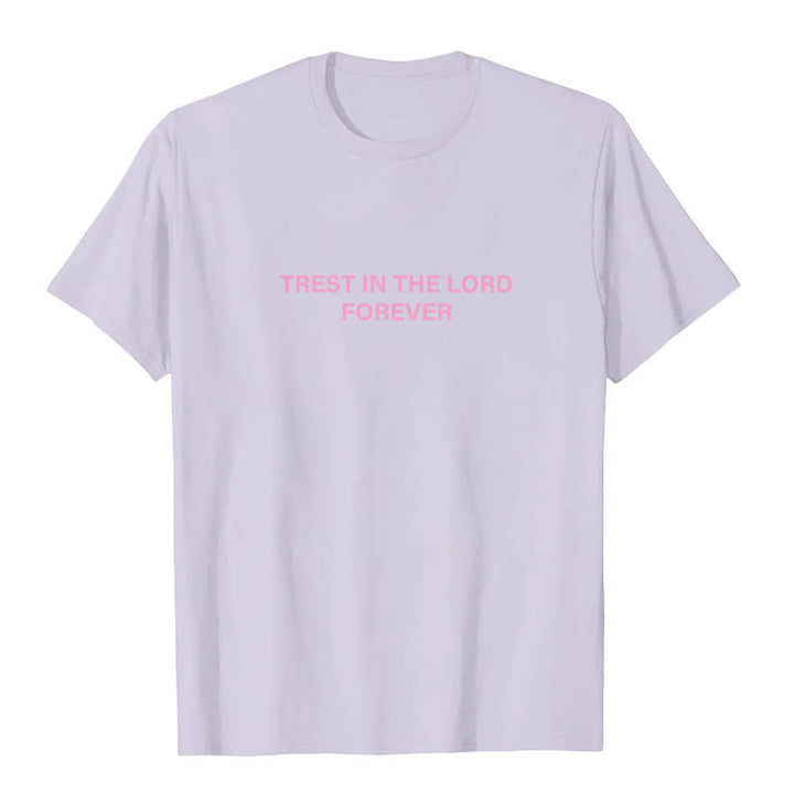 Christianartworkshop T-Shirt mit Aufschrift „Vertraue für immer auf den Herrn“ - image 24