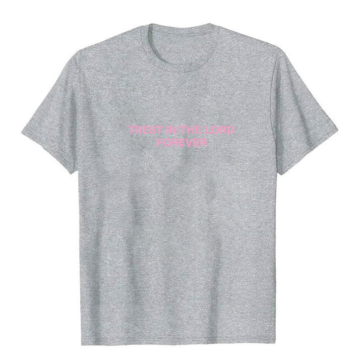 Christianartworkshop T-Shirt mit Aufschrift „Vertraue für immer auf den Herrn“ - image 26