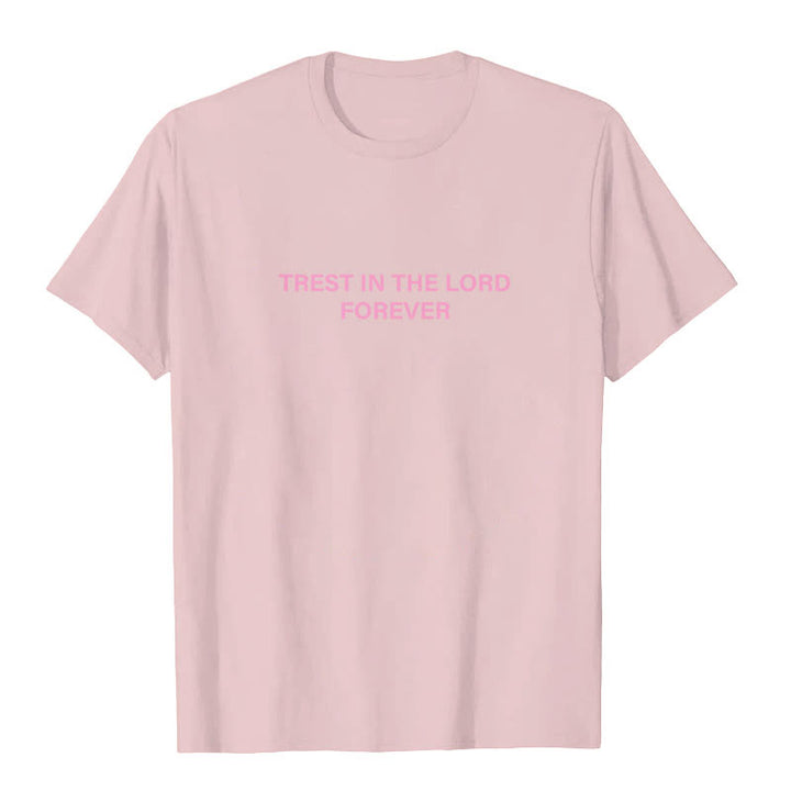 Christianartworkshop T-Shirt mit Aufschrift „Vertraue für immer auf den Herrn“ - image 15