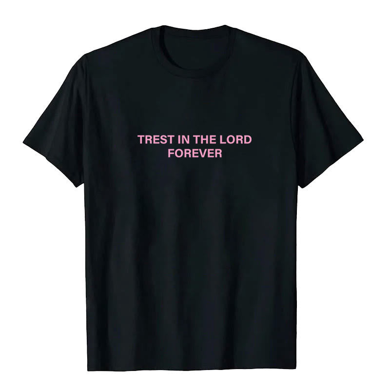 Christianartworkshop T-Shirt mit Aufschrift „Vertraue für immer auf den Herrn“ - image 2