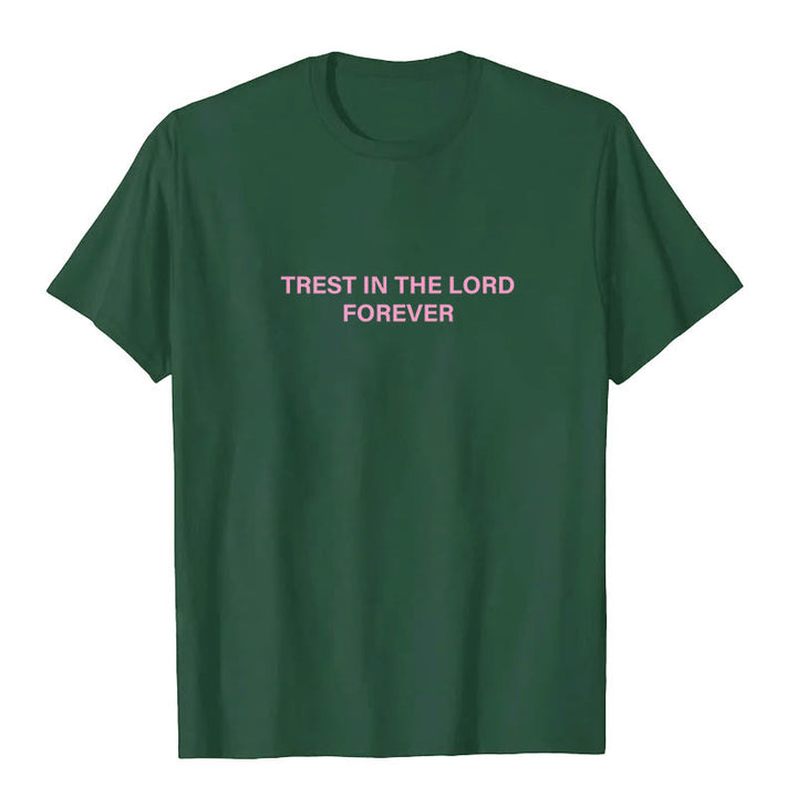 Christianartworkshop T-Shirt mit Aufschrift „Vertraue für immer auf den Herrn“ - image 21