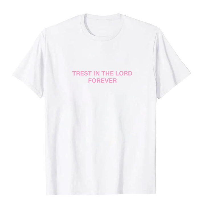 Christianartworkshop T-Shirt mit Aufschrift „Vertraue für immer auf den Herrn“ - image 6