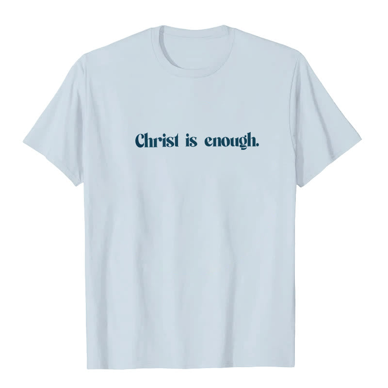 Christianartworkshop Christus ist genug T-Shirt - image 7