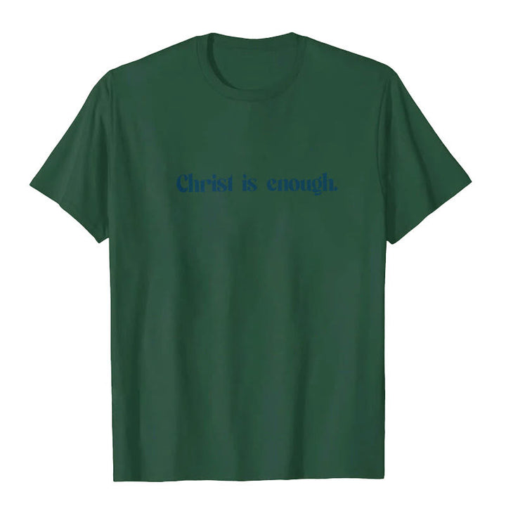 Christianartworkshop Christus ist genug T-Shirt - image 13