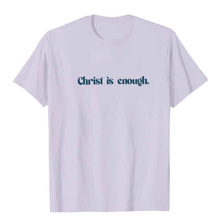 Christianartworkshop Christus ist genug T-Shirt - image 15
