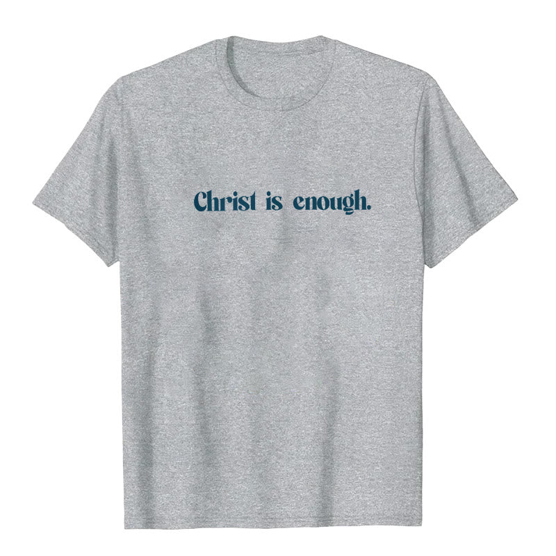Christianartworkshop Christus ist genug T-Shirt - image 17