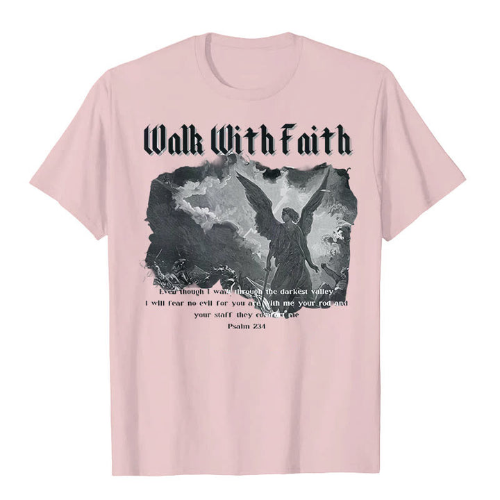 Christianartworkshop – T-Shirt „Walk With Faith“