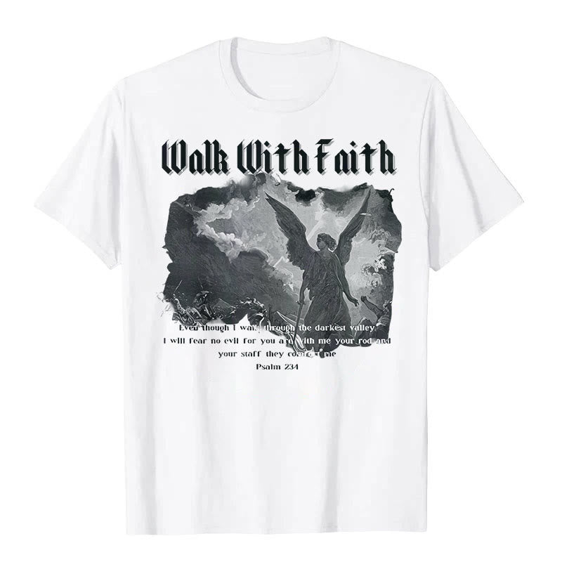 Christianartworkshop – T-Shirt „Walk With Faith“