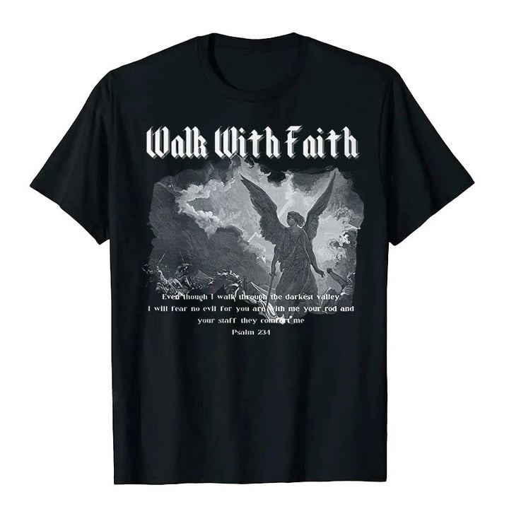 Christianartworkshop – T-Shirt „Walk With Faith“