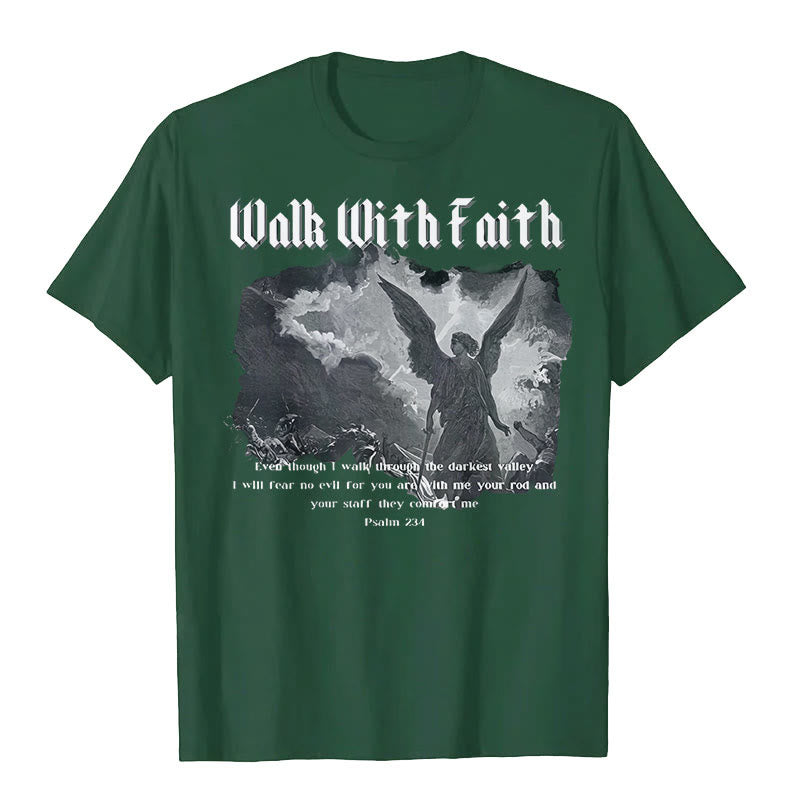 Christianartworkshop – T-Shirt „Walk With Faith“