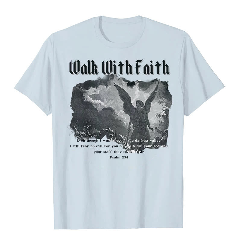 Christianartworkshop – T-Shirt „Walk With Faith“