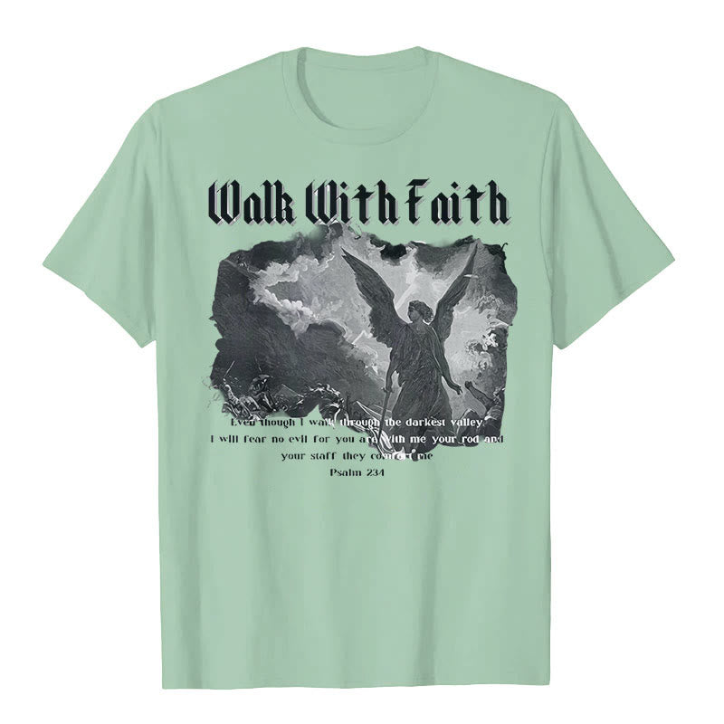 Christianartworkshop – T-Shirt „Walk With Faith“