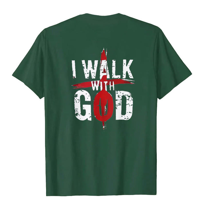 Christianartworkshop Ich werde mit Gott gehen T-Shirt - image 19