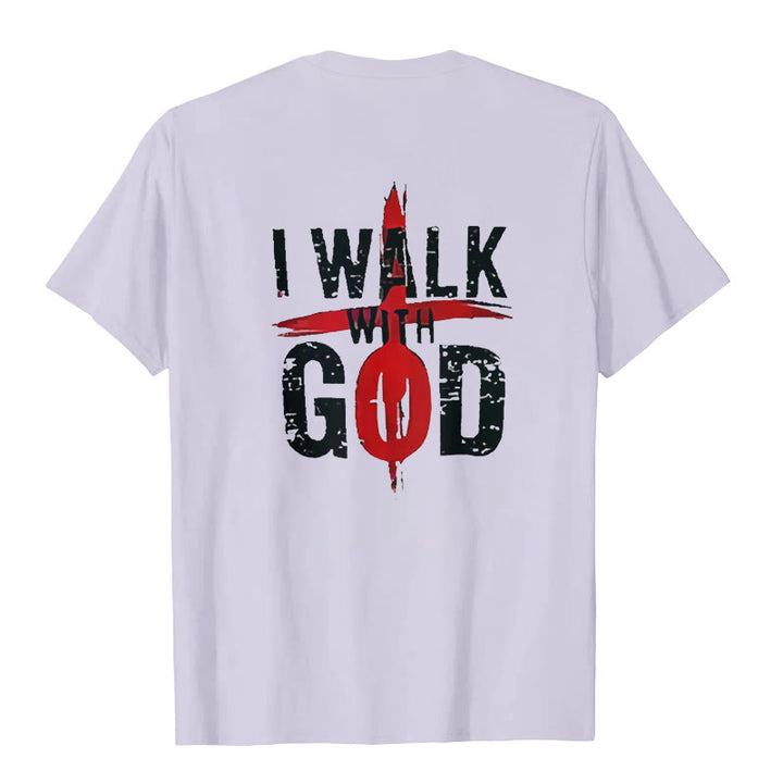 Christianartworkshop Ich werde mit Gott gehen T-Shirt - image 22