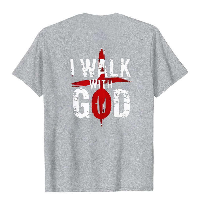 Christianartworkshop Ich werde mit Gott gehen T-Shirt - image 25