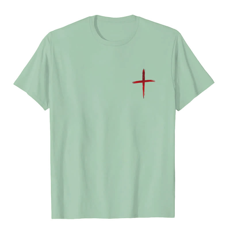 Christianartworkshop Ich werde mit Gott gehen T-Shirt - image 17